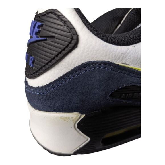 NIKE Air Max 90 "Midnight Navy Bolt" Running Shoes Size 6.5Y/W8 - Picture 12 of 12